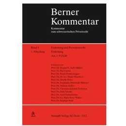 Einleitung, Kommentar zu Art. 1-9 ZGB
