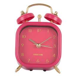 KARLSSON Klassischer Wecker (Metallic, Rosa)