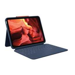LOGITECH Rugged Combo 4 Type Cover (10.9", iPad Gen. 10 2022, Blu)