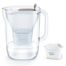 BRITA Tischwasserfilter Style (1.4 l, Hellgrau, Grau)