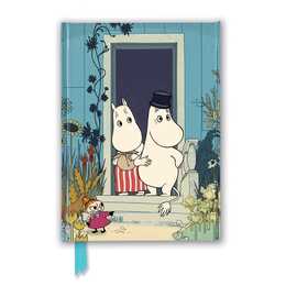 FLAME TREE Notizbuch Moomins on the Riviera (A5, Liniert)