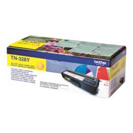 BROTHER TN328Y  (Cartouche individuelle, Jaune)