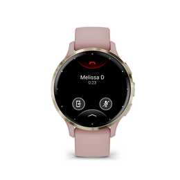 GARMIN Venu 3S (41 mm, Polymère, Acier inox, Or)