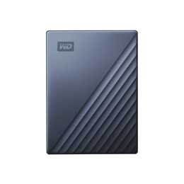 WD My Passport Ultra (USB Typ-A, 2000 GB, Schwarz, Blau)