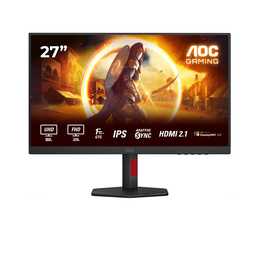 AOC U27G4R (27", 3840 x 2160, Schwarz, Rot)