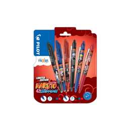 PILOT PEN Kugelschreiber FriXion Naruto (Schwarz, Blau, Rot)