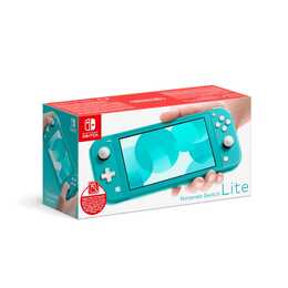 NINTENDO Switch Lite (Türkis) – Ohne Netzteil 32 GB (DE, IT, FR)