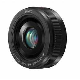 PANASONIC Lumix H-H020A 20mm F/1.7-16 (M43-Mount, Schwarz)