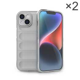EG Backcover (iPhone 15 Plus, Grau)