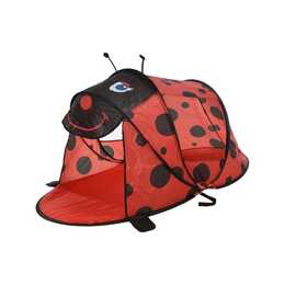 KOOR Pop Up (Strandzelt, Schwarz, Rot)