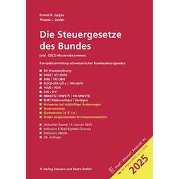 Die Steuergesetze des Bundes 2025
