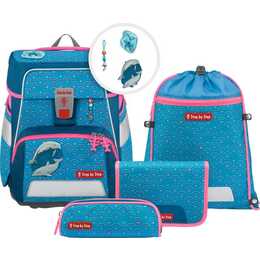 STEP BY STEP Schulranzen Set Space Dolphin Pippa (20 l, Blau)