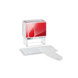 COLOP Tampon lettres Printer 30 (Blanc, Rouge, 1 pièce)