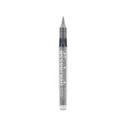 KARIN Permanent Marker Deco Brush (Silber, Metallic, 1 Stück)