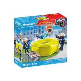 PLAYMOBIL Action Heroes pompieri con cuscino d'aria (71465)