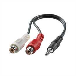 VALUE Cavo adattatore (Jack 3.5 mm, RCA, 0.2 m)