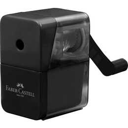 FABER-CASTELL Handspitzer (Schwarz)