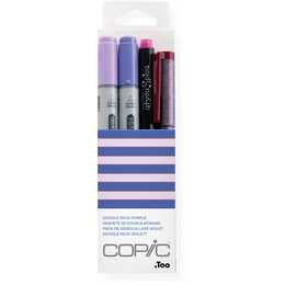 COPIC Marqueur de graphique Ciao Doodle pack (Coloris assortis, 4 pièce)