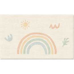 DWINGULER Kinderteppich Rainbow & Nordic (Gemustert, 140 x 230 cm)