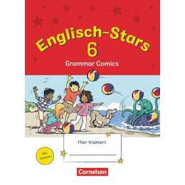 Englisch-Stars, Allgemeine Ausgabe, 6. Schuljahr, Übungsheft Grammar Comics, Mit Lösungen