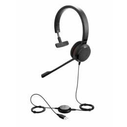 JABRA Cuffia per ufficio Evolve 30 II (On-Ear, Cavo, Nero)