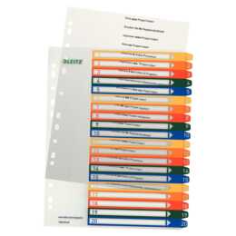 LEITZ Register (20 x A4, Nummerisch)