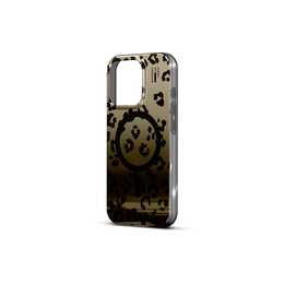 IDEAL OF SWEDEN Backcover MagSafe Leo Ombre (iPhone 16 Pro Max, Leopard, Gold, Schwarz)