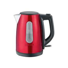SEVERIN WK 3417 (1 l, Kunststoff, Edelstahl, Schwarz, Rot)