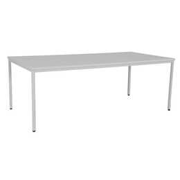 EDGY Scrivania (200 cm x 100 cm x 75 cm, Grigio)