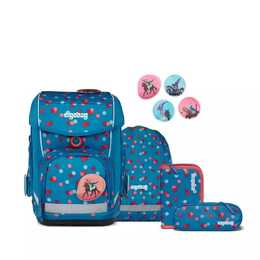 ERGOBAG Schulranzen Set Cubo VoltiBär (20 l, Blau)