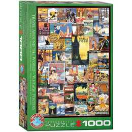 EUROGRAPHICS Travel Around the World Puzzle (1000 pièce)