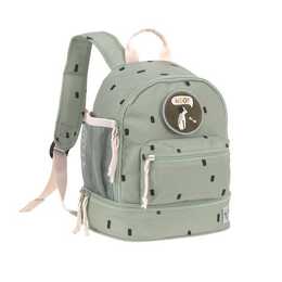LÄSSIG Zainetto da asilo infantilo Pack Happy Prints (6.5 l, Verde oliva)