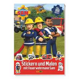 Feuerwehrmann Sam: Stickern und Malen mit Feuerwehrmann Sam