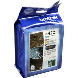 BROTHER LC-422 (Gelb, Schwarz, Magenta, Cyan, Multipack)