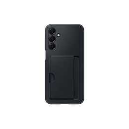 SAMSUNG Backcover mit Kartenhalter Card Slot (A16, Schwarz)