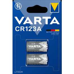 VARTA Batterie (CR123A, 2 Stück)