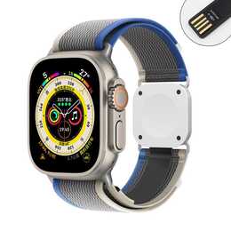 EG Ladearmband (Apple Watch Series 7 / Series 2 / Series 5 / Series 8 / SE / Series 1 / Series 9 / Series 3 / Series 6 / Series 4, Grau, One size)