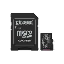 KINGSTON TECHNOLOGY MicroSDXC Canvas Select Plus (Video Class 10, Class 10, A1, 256 GB, 150 MB/s)