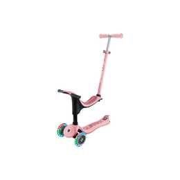 GLOBBER Scooter GO UP Sporty Lights (Rosa)