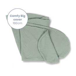 DOOMOO Housse de coussins d'allaitement (190 cm, Vert)