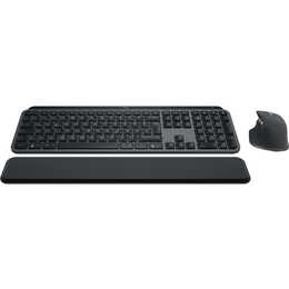 LOGITECH MX Keys S Combo (Bluetooth, USB, Svizzera, Senza fili)