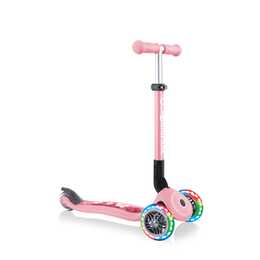 GLOBBER Scooter Junior Foldable Fantasy Light (Noir, Pink)