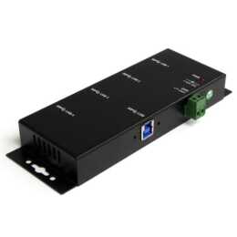 STARTECH Industrieller USB -Hub, Schwarz