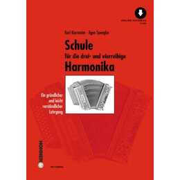 Schule für die drei- und vierreihige Steirische Harmonika