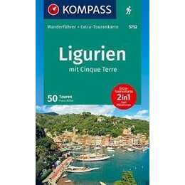 KOMPASS Wanderführer 5752 Ligurien mit Cinque Terre, 50 Touren