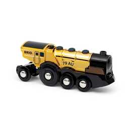 BRIO Goldene Batterielok mit Licht und Sound