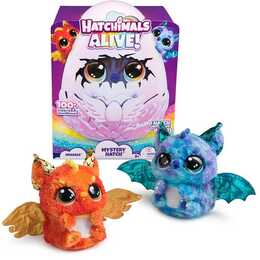 SPINMASTER Hatchimals-Secret Hatch Draggle (20 cm, Mehrfarbig)