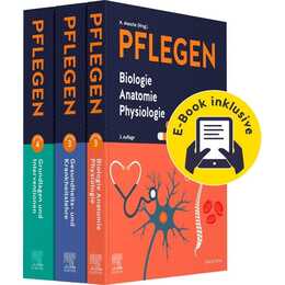 PFLEGEN Lernpaket 3.A. + E-Books: Grundlagen - Anatomie - Krankheitslehre