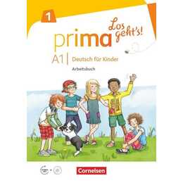 Prima - Los geht's!, Deutsch für Kinder, Band 1, Arbeitsbuch mit Audio-CD und Stickerbogen