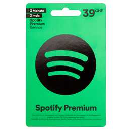 SPOTIFY Premium Geschenkkarte CHF 39.-